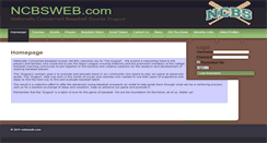 Desktop Screenshot of ncbsweb.com